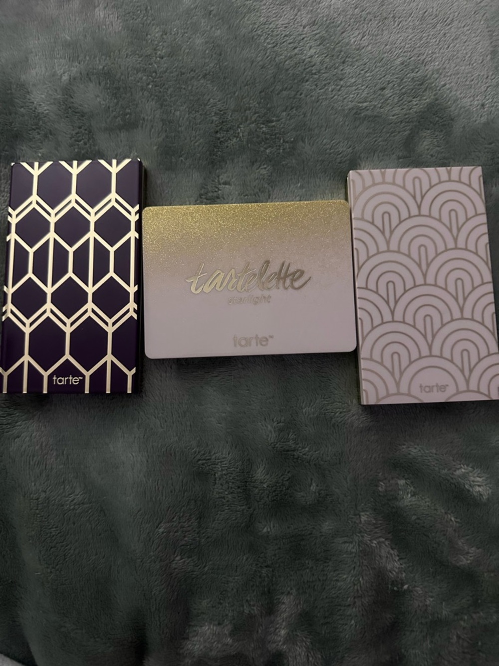 tarte Three-Palette Set in Purple, Gold, Taupe